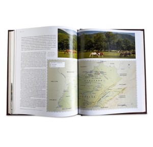 Разворот с картой из подарочной книги "ВИСКИ. Атлас мира" Дейв Брума