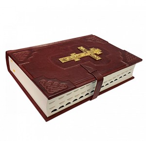 Подарочная "Библия" в кожаном переплете - фото 3