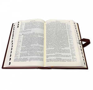Подарочная "Библия" в кожаном переплете - фото 5