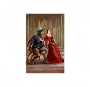 Иллюстрация из книги для подарка "Прекрасная Маргарет. Клеопатра"