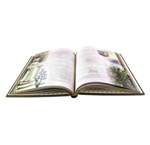 "Цветы" подарочный набор. Разворот подарочной книги