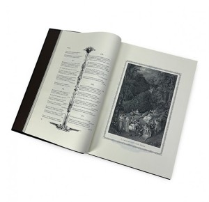 "Избранное" Уильям Шекспир подарочная книга в кожаном переплете - иллюстрация на развороте