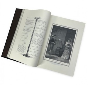 "Избранное" Уильям Шекспир подарочное издание - разворот с иллюстрацией