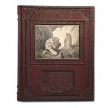 Книга в кожаном переплете "Сцены из Божественной Комедии в иллюстрациях Гюстава Доре"
