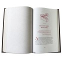 Разворот подарочного издания книги в кожаном переплете - глава: Всемогущее решение