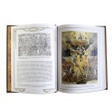 Разворот подарочной книги "Символы и ордена Российской империи" с иллюстрацией