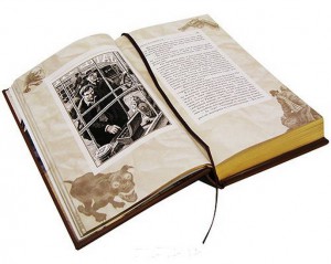 Подарочная книга в развороте "Возвращение Шерлока Холмса".